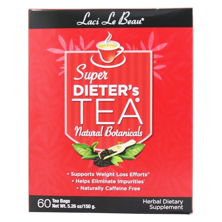 Laci Le Beau Super Dieter's Detox Slimming Tea, Herbal Detoxifying