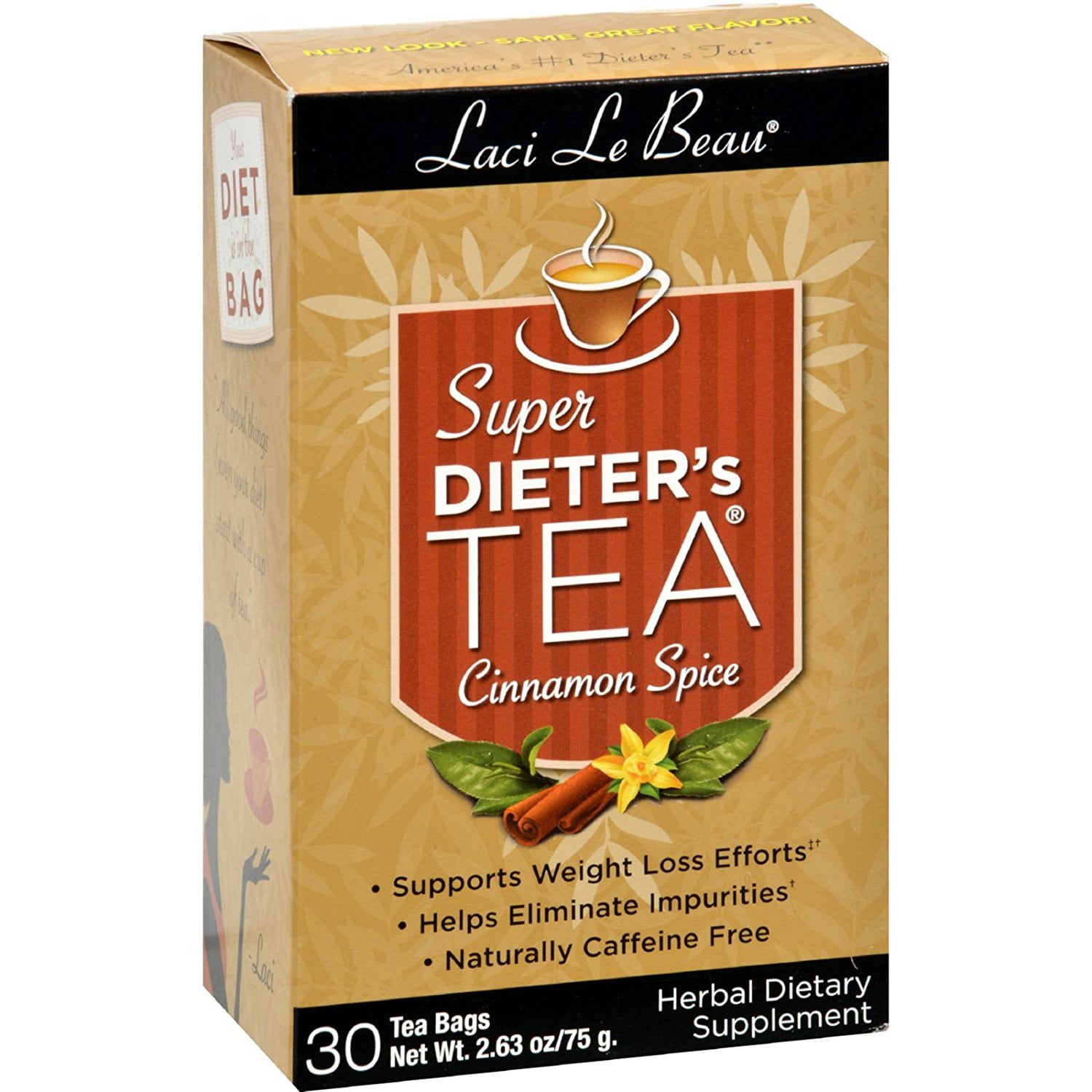 Laci Le Beau Super Dieter'S Tea Cinnamon Spice, 30 Tea Bags