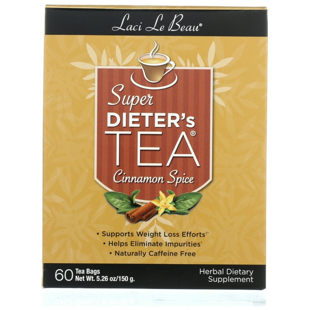 Laci Le Beau Super Dieter'S Tea Cinnamon Spice, 60 Tea Bags