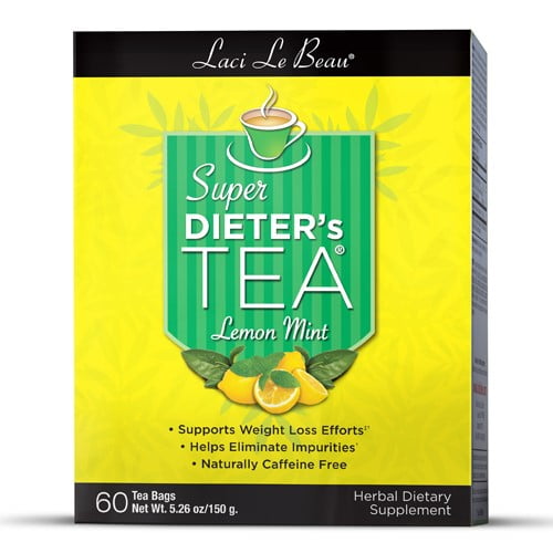 Laci Le Beau Dieter's Tea, All-Natural, Lemon Mint, Weight Loss
