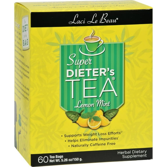 Laci Le Beau Super Dieter's Tea Lemon Mint 60 Tea Bags