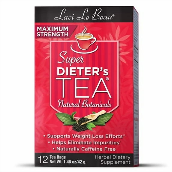 Laci Le Beau Maximum Strength Herbal Slimming Super Diet's Tea, All ...