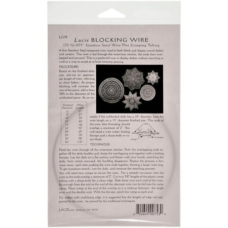 Lacis Blocking Wire 25ft .025"-