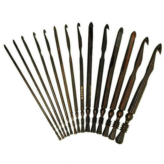 Lacis Ebony Crochet Hook-Size H8/5mm