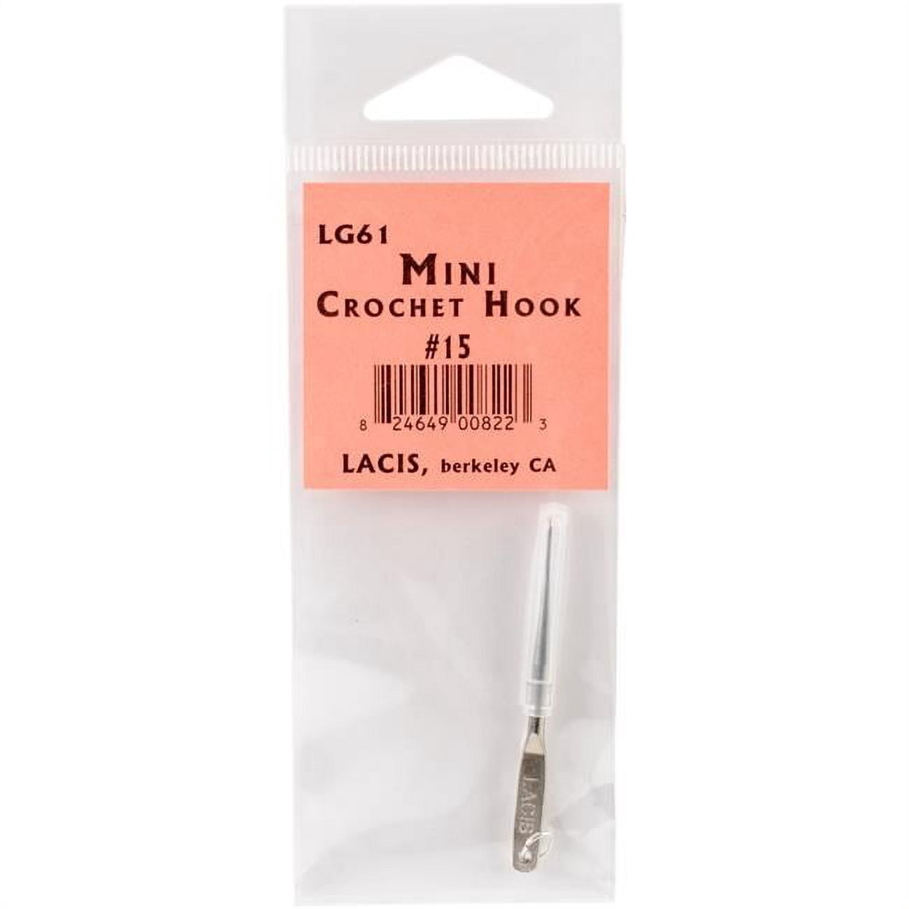 Crochet à Tricoter Lacis Acier Super Fin 0.4mm - Pour Travaux Délicats Et Dentelle