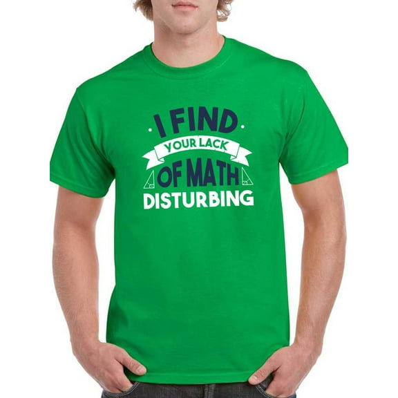 Lack Of Math T-Shirt Men -Smartprints Designs, Male Large