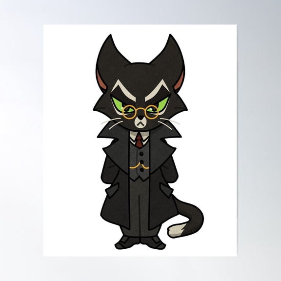 Lackadaisy Mordecai Poster Wall Art, Modern Wall Decor For Living Room Bedroom, 12x18 UNFRAMED