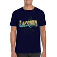 thumbnail image 1 of Laconia New Hampshire City Town State Pride Biker Rally Graphic T-Shirt, for men & women, up to size 5XL, 1 of 3