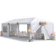 thumbnail image 1 of Lacoo 10' x 30' Outdoor Canopy Wedding Party Tent Patio Camping Shelter Pavilion w/Removable Sidewalls Carport Cater BBQ Events, 1 of 7