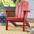 thumbnail image 1 of Lacoo Adirondack Chair HDPE Resin Adirondack Chairs, Red, 1 of 7