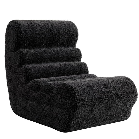Lacoo Bean Bag Sofa for Adults - Ultra-Soft Lounge Sofa with High-Density Foam Fill, Cozy Floor Chair for Living Room, Bedroom & Dorm,Gray