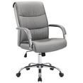 thumbnail image 1 of Lacoo Faux Leather High-Back Executive Ergonomic Office Desk Chair, Gray, 1 of 8