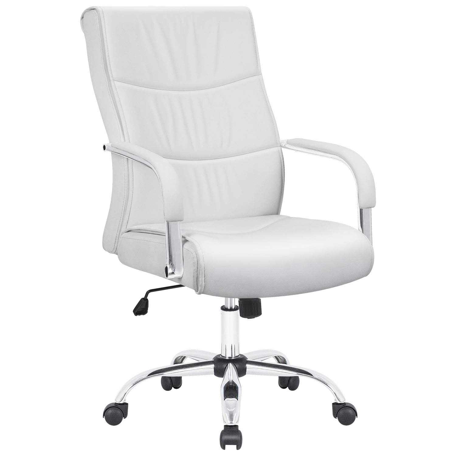 Lacoo Modern High-Back Executive Office Desk Chair, Armrests & Faux ...