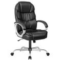 thumbnail image 1 of Lacoo Faux Leather High-Back Executive Office Desk Chair with Armrests, Black, 1 of 7