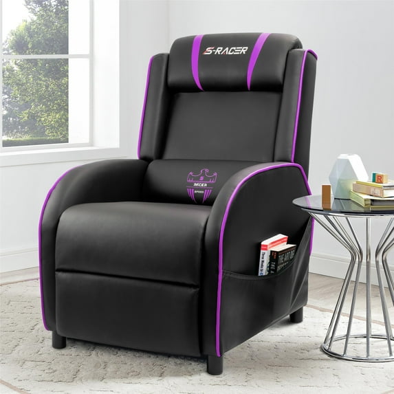 Lacoo Gaming Recliner Chair with PU Leather, Multiple Colors