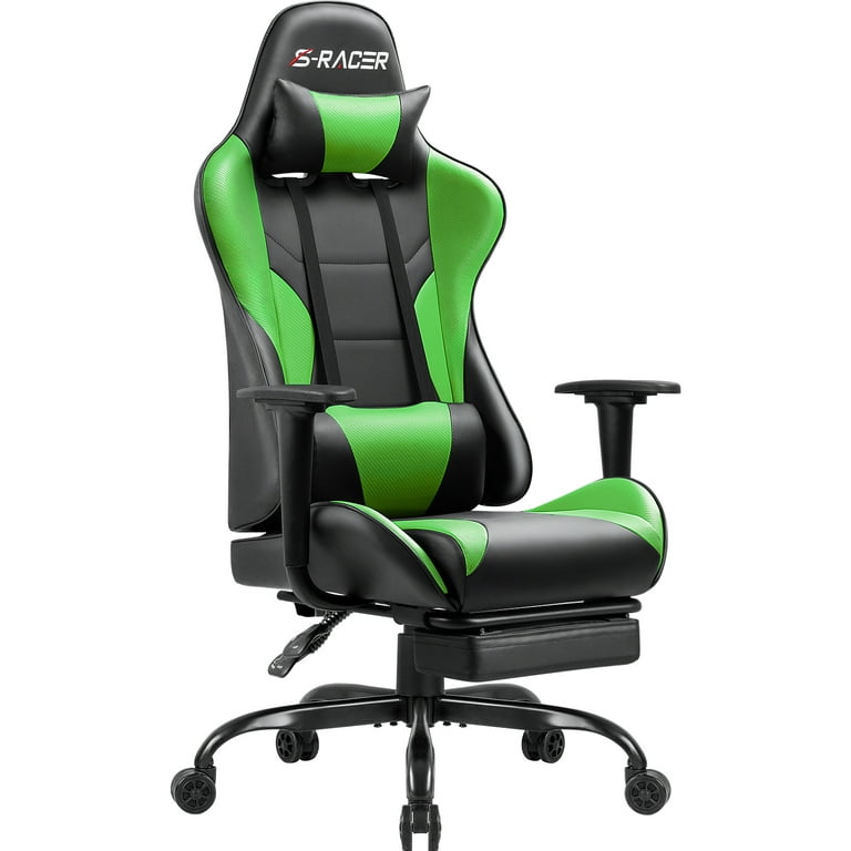 Lacoo High Back Gaming Chair Ergonomic Gaming Computer Chair,Green