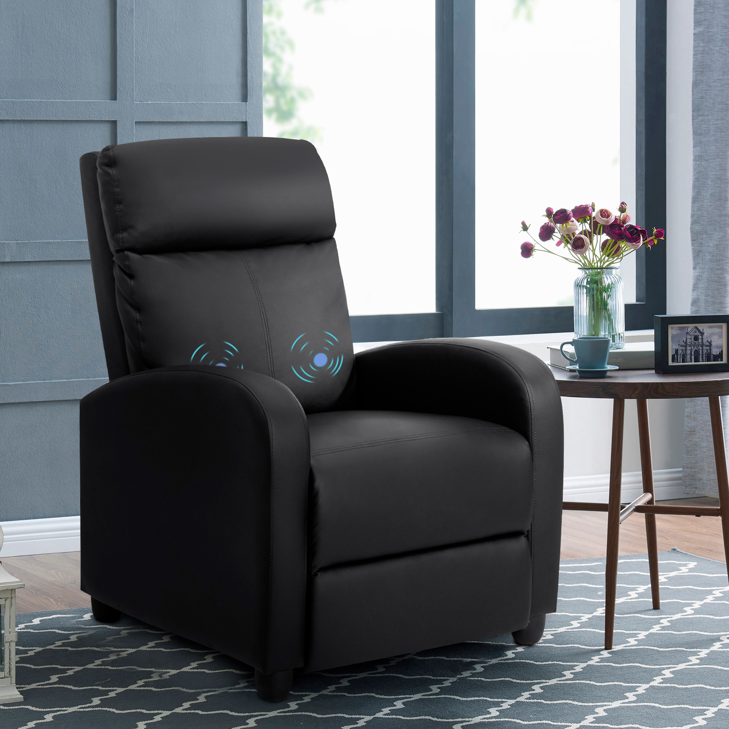Best Choice Products Faux Leather Electric Massage Recliner Chair w