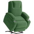 thumbnail image 1 of Lacoo Power Lift Recliner Chair with Massage Ergonomic Chair for Elderly with Infinite Position Side Pocket, Corduroy Green, 1 of 7