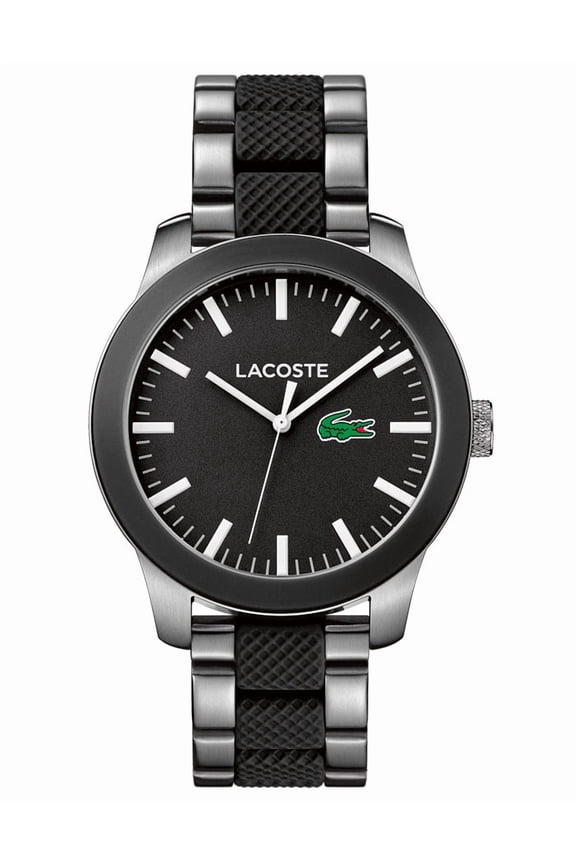 12.12 Mens Watch - Stainless Steel Case - Black Dial - 30m