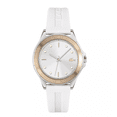 thumbnail image 1 of Lacoste 2001225 Swing Silver Dial White Silicone Strap Womens Watch, 1 of 4