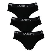 Lacoste 3 Pack Casual Briefs, Black