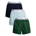 thumbnail image 1 of Lacoste 3 Pack Woven Boxers, Multicoloured, 1 of 9