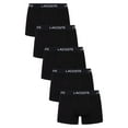 thumbnail image 1 of Lacoste 5 Pack Casual Trunks, Black, 1 of 6