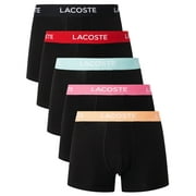 Lacoste 5 Pack Casual Trunks, Black