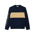 thumbnail image 1 of Lacoste  Adult Colour Block Crew Neck Sweatshirt, 1 of 4