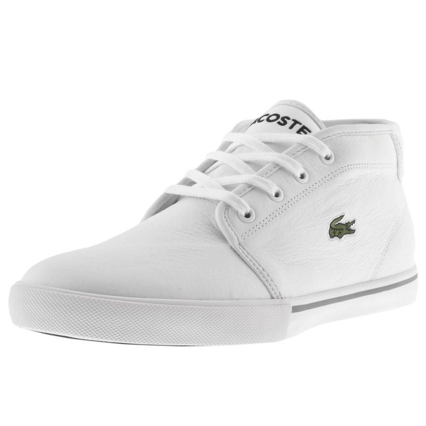 Lacoste Ampthill LCR3 SPM Leather Mens Shoes White 7  display picture 2