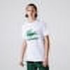 thumbnail image 1 of Lacoste BIG Croc Logo Printed Graphics T-Shirt White Men's Size 3 SMALL, 1 of 1
