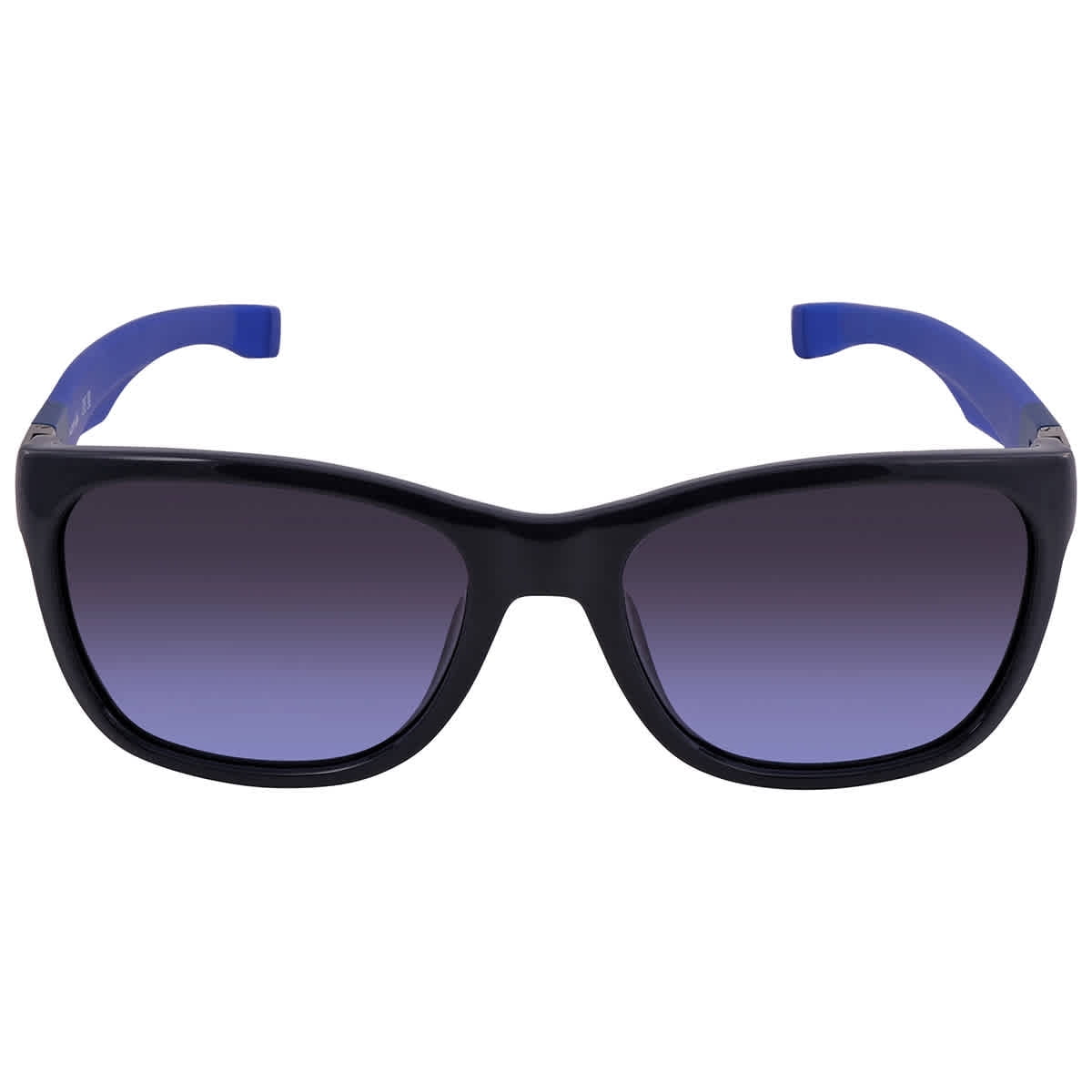 Buyr.com | Sunglasses | Lacoste Men's L882S Rectangular Sunglasses, Blue/Solid  Blue Flash, 55 mm