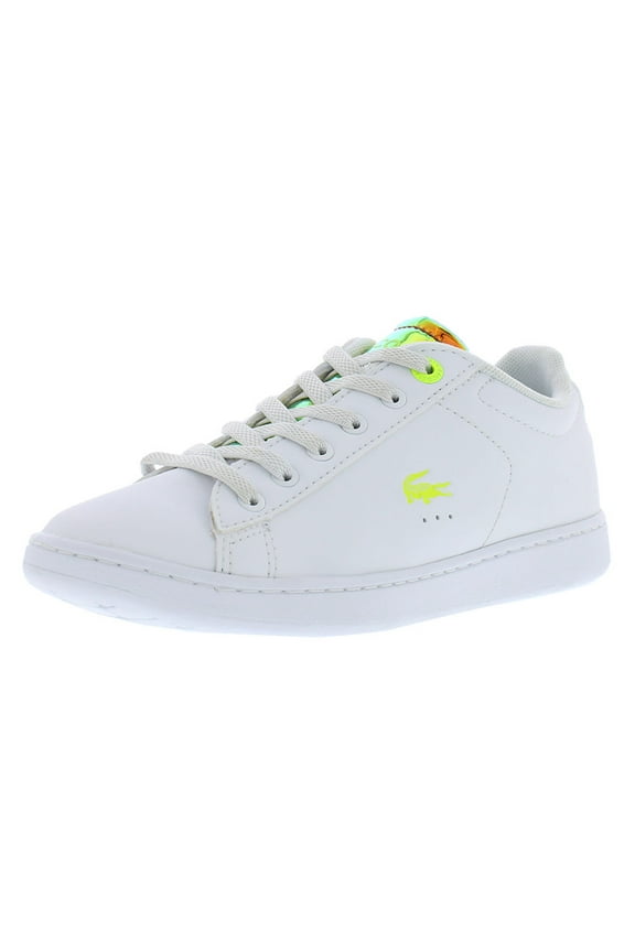 Carnaby Evo PS Boys Shoes Size 1, Color: White/Yellow