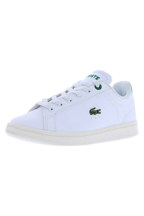 Carnaby Pro PS Boys Shoes Size 2.5, Color: White/Green