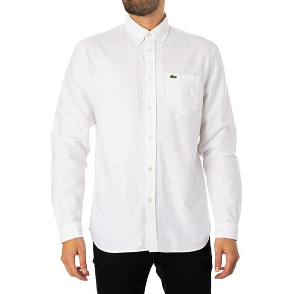 Lacoste Chest Pocket Shirt, White