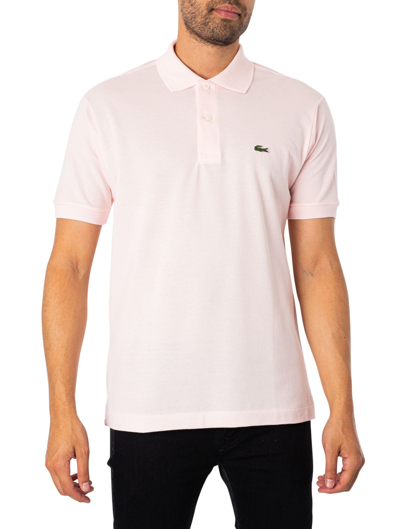 Lacoste Classic Fit Polo Shirt, Pink - Walmart.com