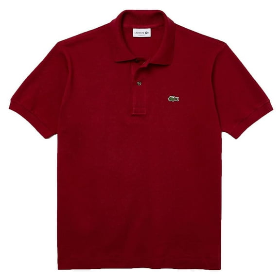 Lacoste Classic Pique Polo Shirt - Bordeaux Burgundy