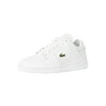 thumbnail image 1 of Lacoste Court Cage 224 1 SMA Leather Trainers, White, 1 of 9