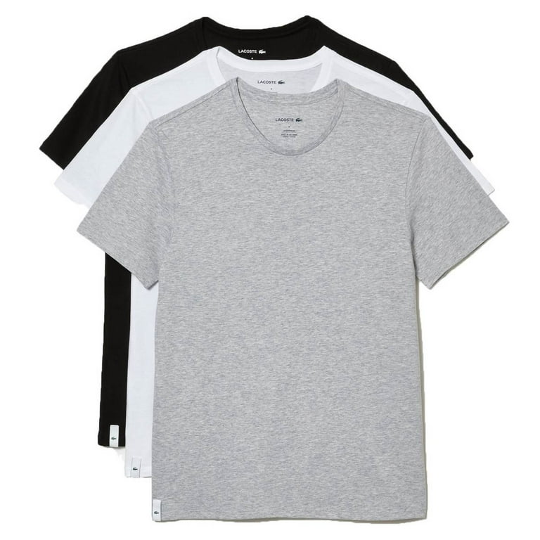 Lacoste 3 Pack Essentials Lounge T Shirt Multicoloured Walmart