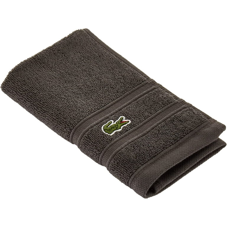 Lacoste Croc Towel, 100% Cotton, 650 GSM, 30″x54″ Bath Towel