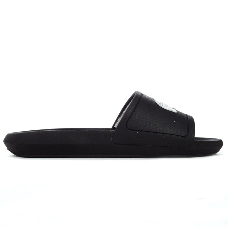 Lacoste Croco Slide Mens Fashion Beach Flip Flop Slide Black  display picture 1