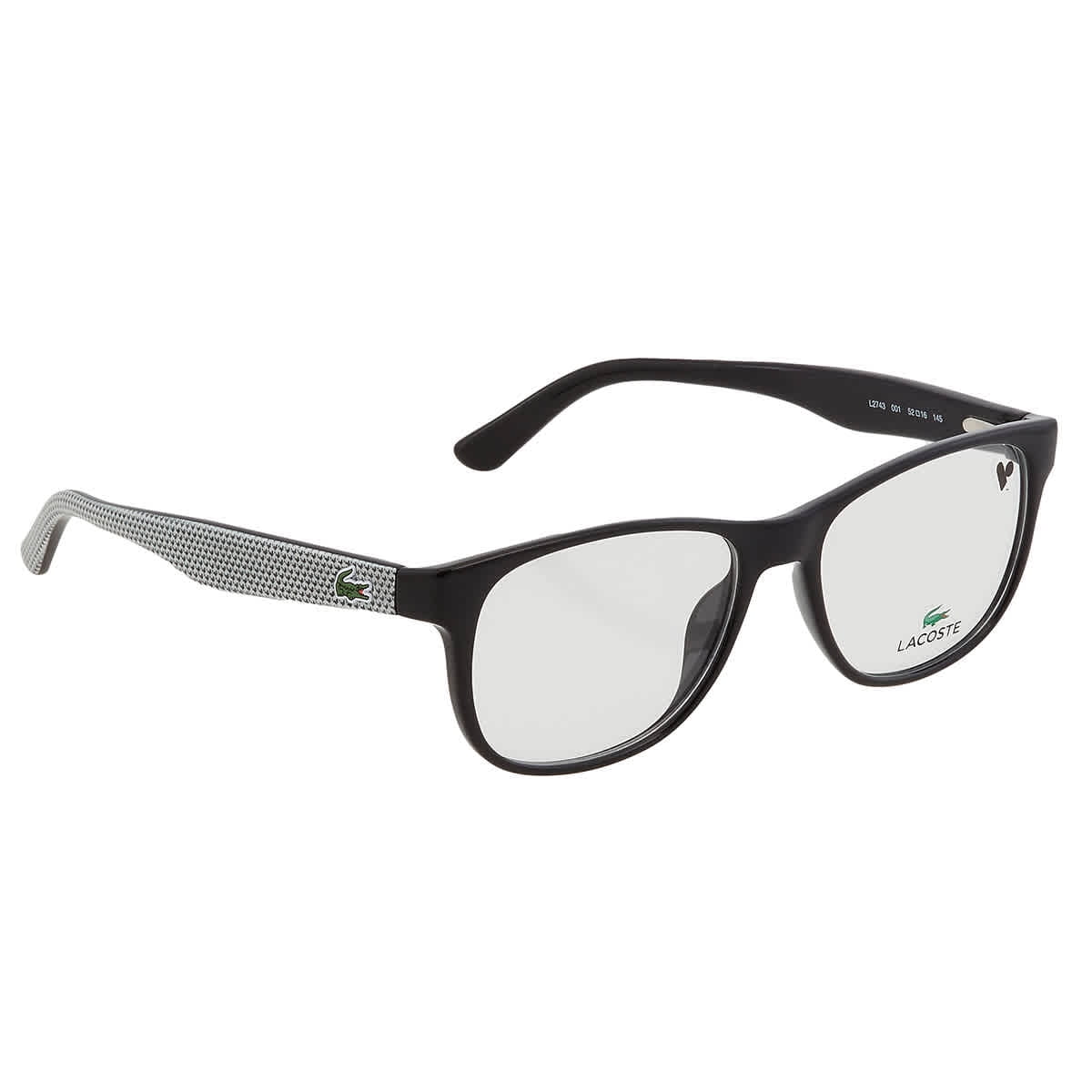 Lacoste Demo Rectangular Unisex Eyeglasses L2743 001 52