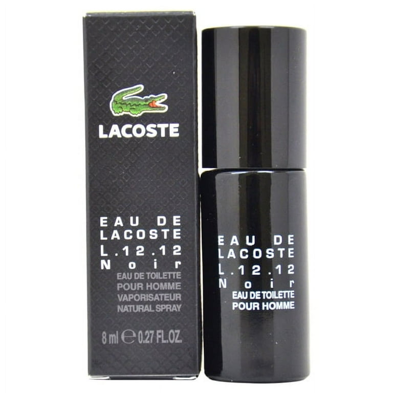 Lacoste Eau De Lacoste L.12.12 Noir by Lacoste Mini EDT Spray .27