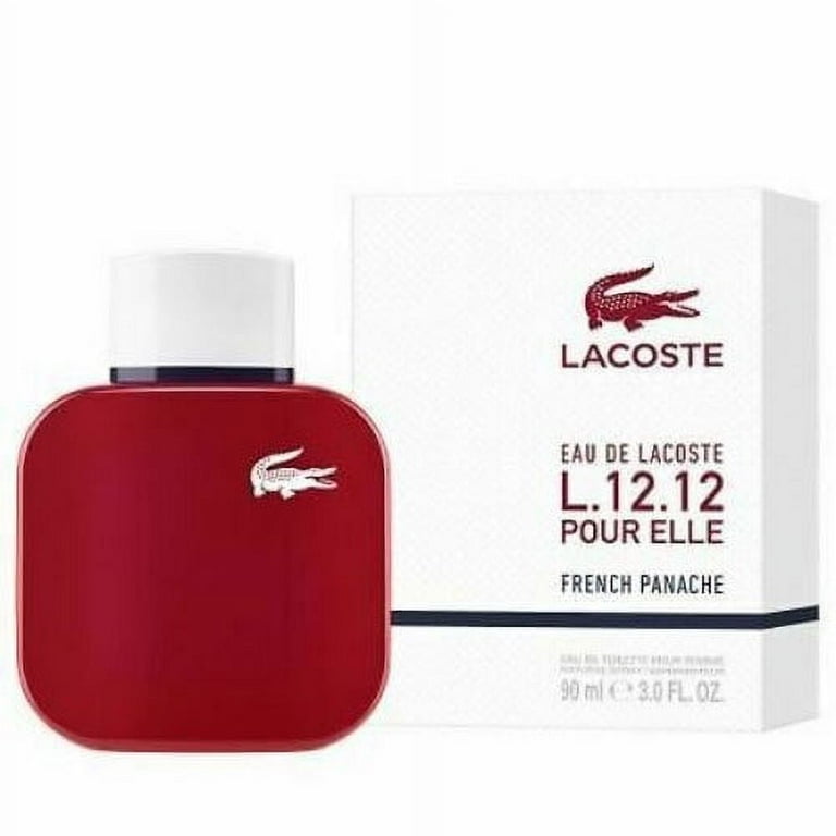 Eau De Lacoste L.12.12 Pour Elle French Panache Eau De Toilette Spray By Lacoste - 3 oz Eau De Lacoste L.12.12 Pour Elle French Panache Eau De Toilette Spray By Lacoste - 3 oz
