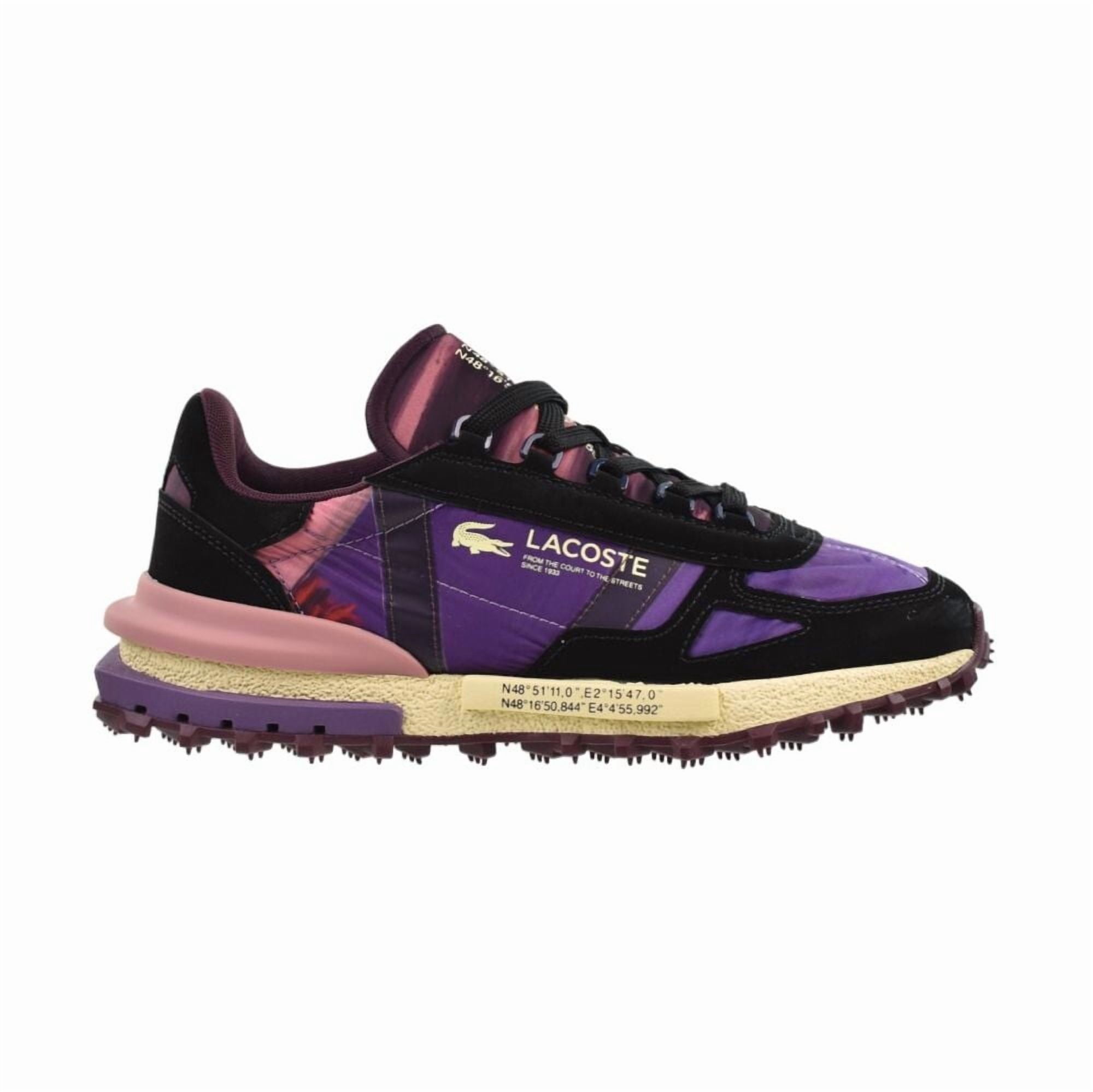 Lacoste Elite Active 225 7 SMA Men's Shoes Black/Purple 750sma0082