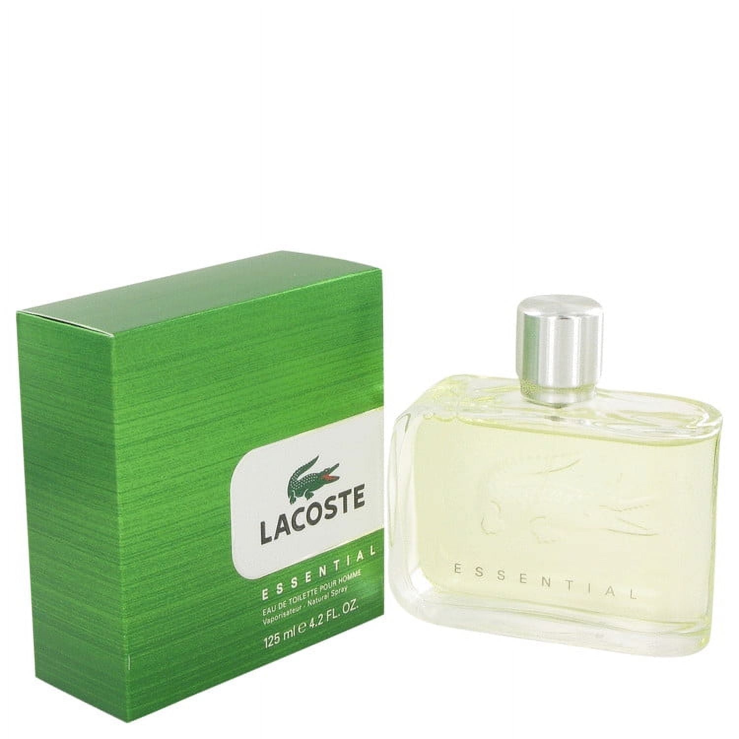 Lacoste Essential by Lacoste Eau De Toilette Spray 4.2 oz for Men Pack of 3