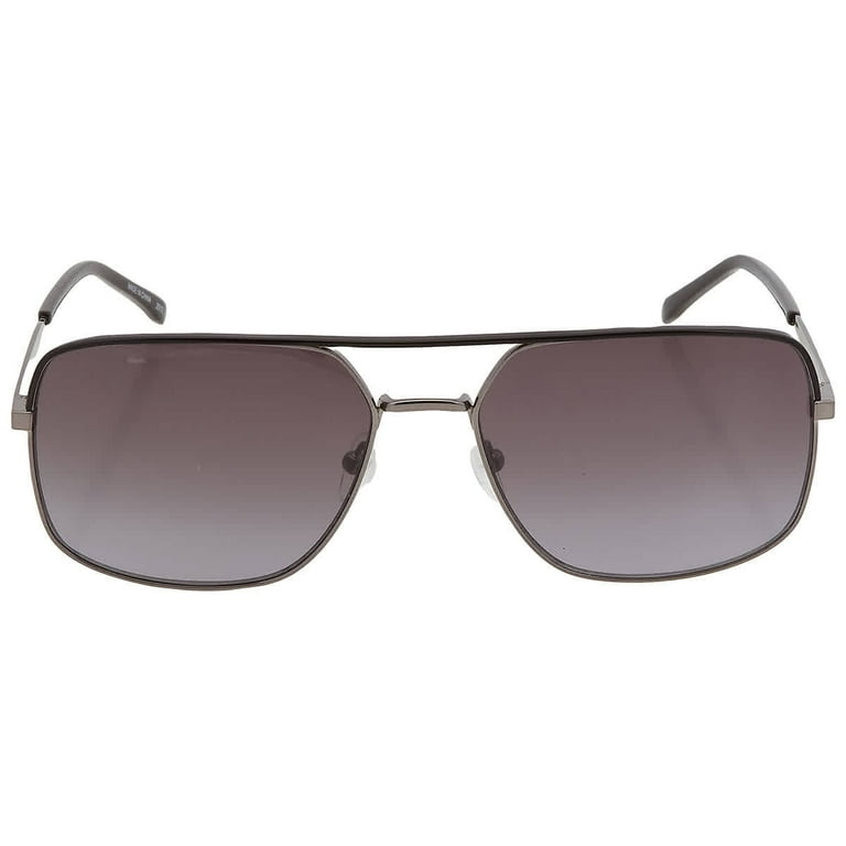 NEW Lacoste L227S 047 Steel sale Aviator Sunglasses with Grey Lenses