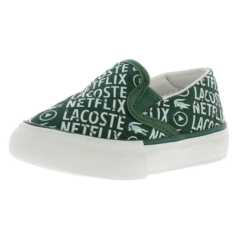 Lacoste Jump Serve Slip On Infant Toddler Shoes Size 4 Color Green Walmart