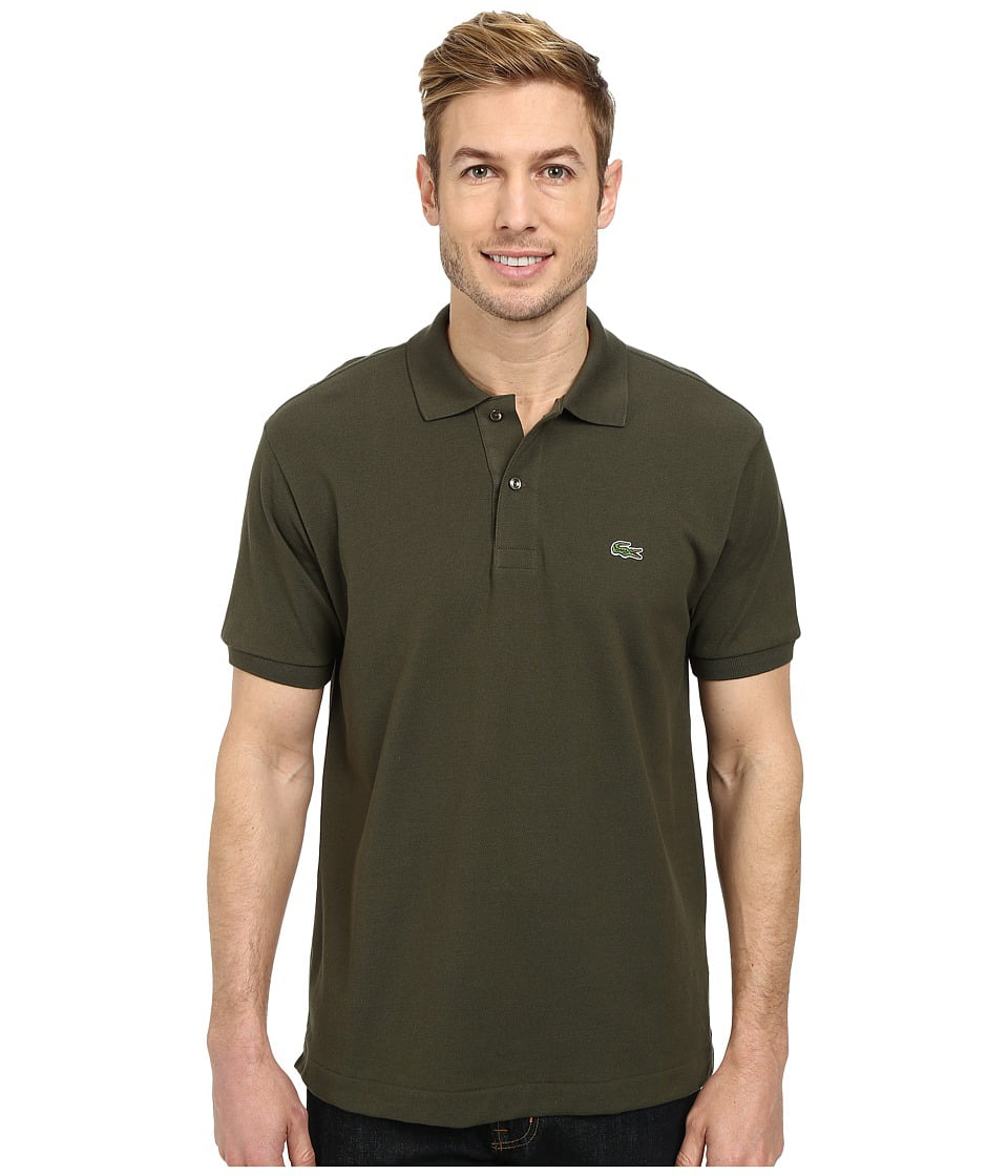 procent væske weekend Lacoste KHAKI GREEN Classic Fit L.12.12 Polo Shirt, US Large (5) - Walmart. com
