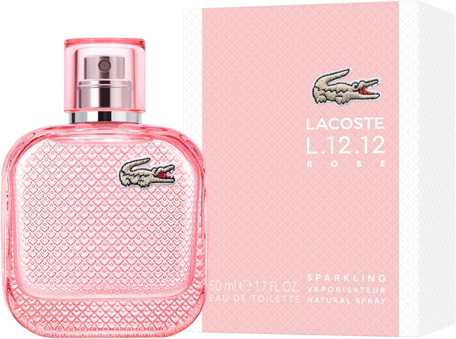 Lacoste Eau De Lacoste L.12.12 Rose Eau De Parfum Spray By Lacoste - 1.7 oz Lacoste Eau De Lacoste L.12.12 Rose Eau De Parfum Spray By Lacoste - 1.7 oz